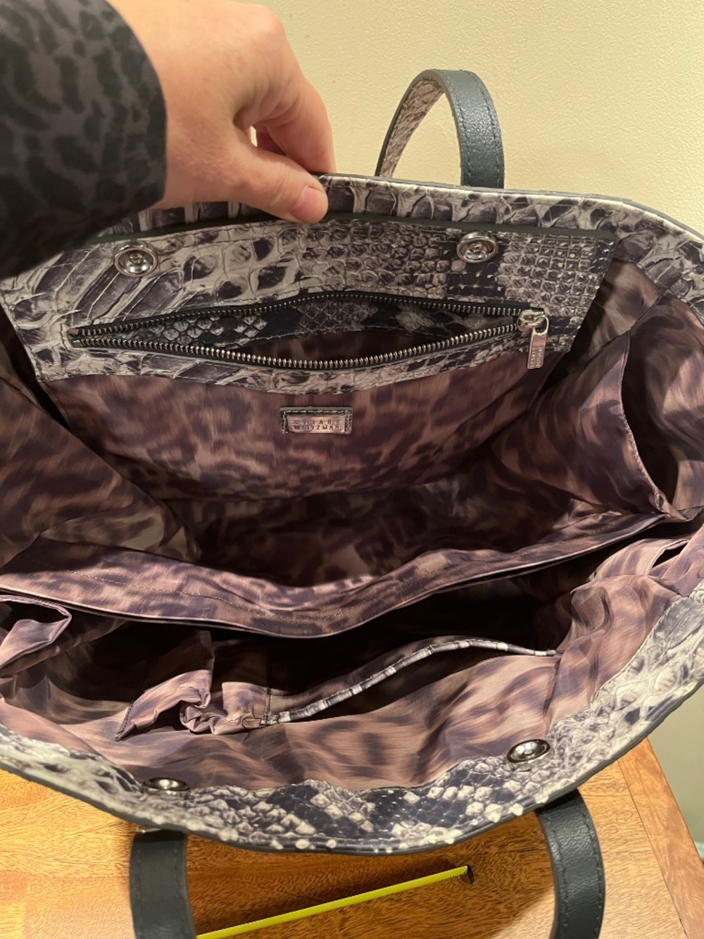 Stuart Weitzman python bag - Picture 6 of 6